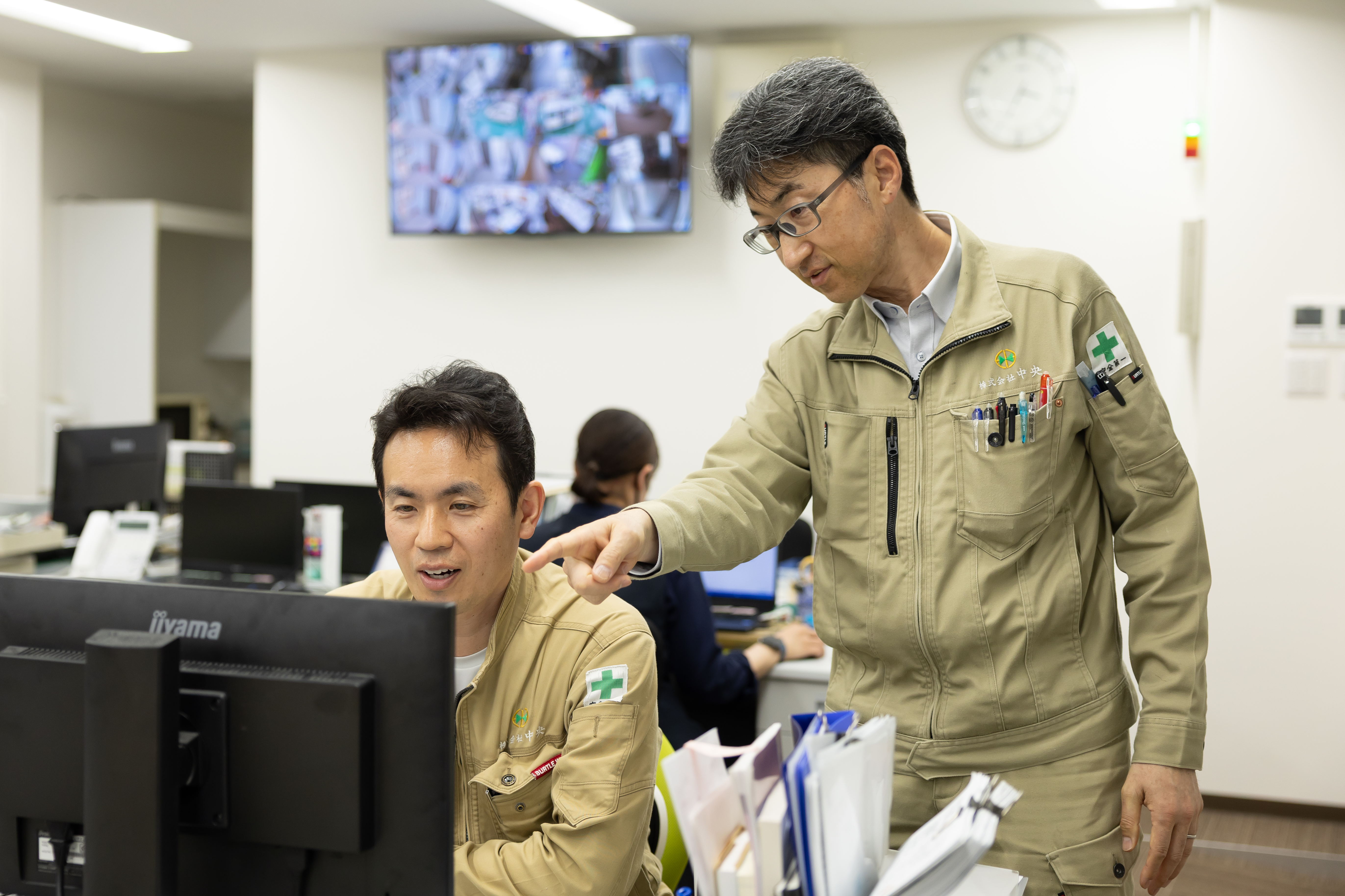 中央の施工体制